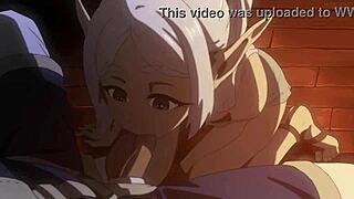 Frieren engages in detailed hentai scenes with momotdart.