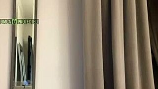 alessandra slowly masters shaking her perky boobs