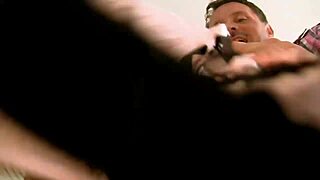 anita gives blonde blowjob to cumshot