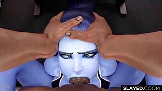 i love watching raven and widowmaker with those monster cocks