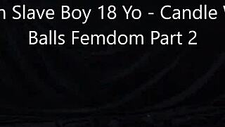 Γερμανίδα 18+ σκλάβα αντέχει έντονο femdom από dominant milf σε BDSM