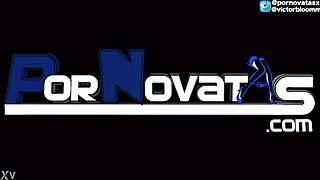 In the hair salon, she gives blowjob and handjob to big cock