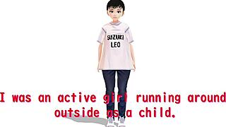 Leo Tries Stretch Yoga In Anime Exercise Video