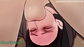 soft gf lewdfroggo animation ai upscaled with detailed hentai scenes