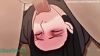 soft gf lewdfroggo animation ai upscaled with detailed hentai scenes