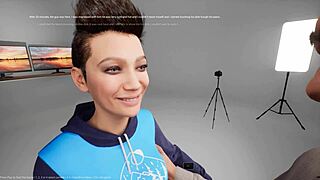 Teen 18+ in 3d hentai gives sloppy deepthroat blowjob