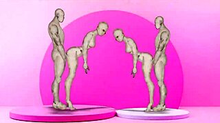 twins in the cartoon are fucking the girls in this anime hentai story