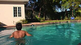 Buff black stud gets head outdoors and drills deep into a tight ass. His tattooed hunk partner can’t get enough.