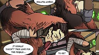 why does rey submit to her wookie master in this anime?