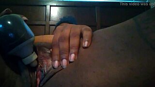 Up close view of cumshot during masturbation session