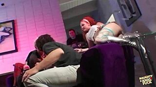 I love band members satisfying slutty chicks with anal dp foursome