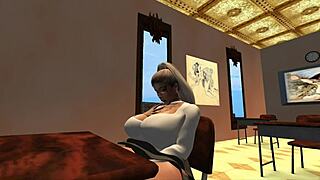 Intense classroom fucking with big tits and orgasms in Quantum Lust Ep 2!