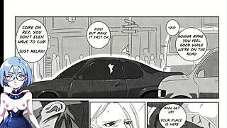 girls night out in anime cartoon style