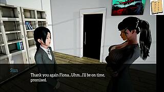 my new family 15 with brunette big tits monster cock at office