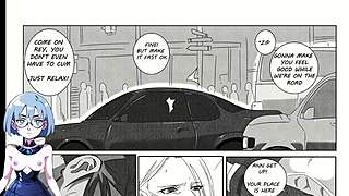 girls night out in anime cartoon style