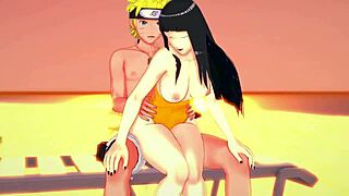 Naruto Fucks Hinata With Big Tits In Intense Creampie Scene!