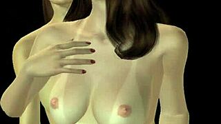 an animated cartoon 3d porn video of two cute girls lesbian fun like kiss and rubbing pussy in many positions 😘