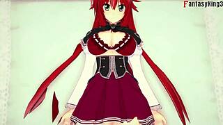 rias gremory craves more behind issei in hs dxd