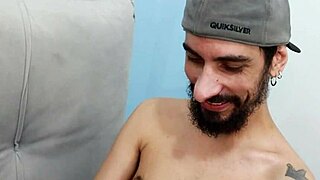 Sitting on my friend's 23 centimeter cock