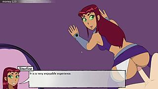 In 18titans part 5, he finally fucks starfire