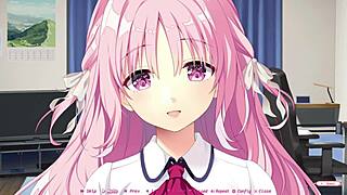 Detailed scene of Hajilove making lovers with Sakurako Sonoike.