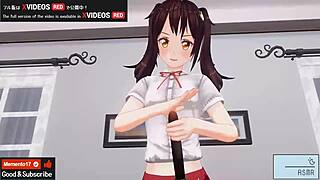 In this uncensored Japanese hentai anime, enjoy handjob and blowjob with ASMR. Earphones recommended