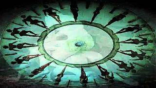 레트로 스타일로 야한 빈티지 쓰리섬 탐험