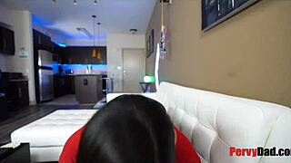 Cheering up step dad before mom gets home