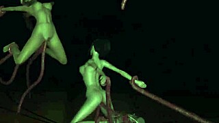 Monster Ikan Tentakel Serang Dua Gadis Jepang di Video Liar 9m