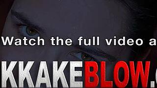 Milf covered in cum swaps jizz with group