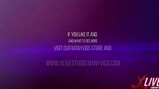 Su primo la pilla masturbándose y le machaca el culo apretado duro