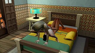 เพื่อนเลสเบี้ยนเสียวกันและเล่นด้วยกัน