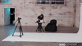 Shemales Natalie Mars And Khloe Kay Fuck Photographer Adriana Chechik