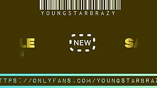 Bfreakl06 geeft slordige blowjob terwijl Gakteeem4 en Youngstarbama kijken