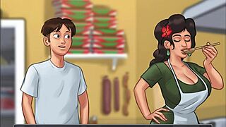 मारिया समरटाइम सागा सीन में गैंगबैंग होती है?