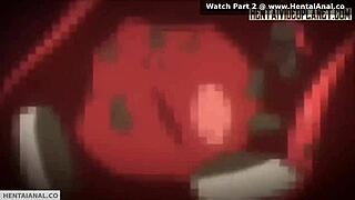 Рыжая в хентай мокрая от интенсивной анальной игры