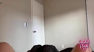 Stepmom with big tits and glasses rides hard in desperate cowgirl action for pregnancy.