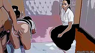 Rakastan opettaa 18-vuotiaita tytärpuoliani kovan anaalin doggystylella, saaden heidät huutamaan kovaa osa 1!