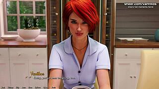 Verlangen nach enger rothaariger MILF-Muschi hart creampied