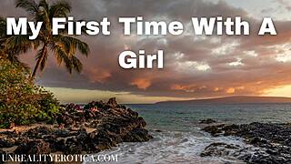My First Time Girl on Girl Erotic Beach Encounter Unveiled