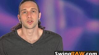 échangistes Josh et Jizelle dans une orgie sauvage PlayboyTV