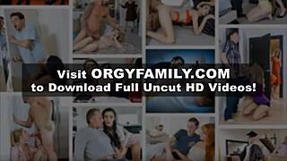 พ่อสเตปพาสตีฟชายเข้าห้องนอนร่วมออร์กี้ครอบครัวกับแม่สเตป - ออร์กี้แฟมิลี