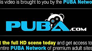 Busty blonde dienstmeid Lolly, wil je mijn keuken creampie proeven?