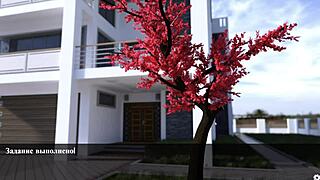 Red Sakura Mansion gameplay met anale doggystyle actie. Deel 4 is wild!