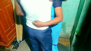 Indian aunty bends over for intense first-time sex with house owner