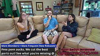 ओएमजी, शाई मीरा मॉनरो को पहली बार गायनो एग्जाम मिल रही है डॉक्टर टैंपा और नर्स एरिया से गर्ल्सगोनगायनो डॉट कॉम पर