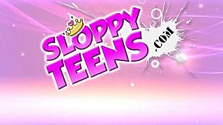 Mimi Cica a Lulu Love v trojce s pigtaily a drsnou akcí při dvojitém kouření se zavázanýma očima