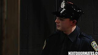 Горячий гей-красавец Роман Тодд подкупает тюремщика Мазина Торна за анальный секс