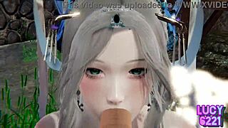 日本人熟女がコスプレで3Dアニメ中出し