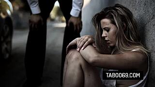 Zorra adolescente sin hogar Aubrey Sinclair follada duro por un hombre rico por dinero